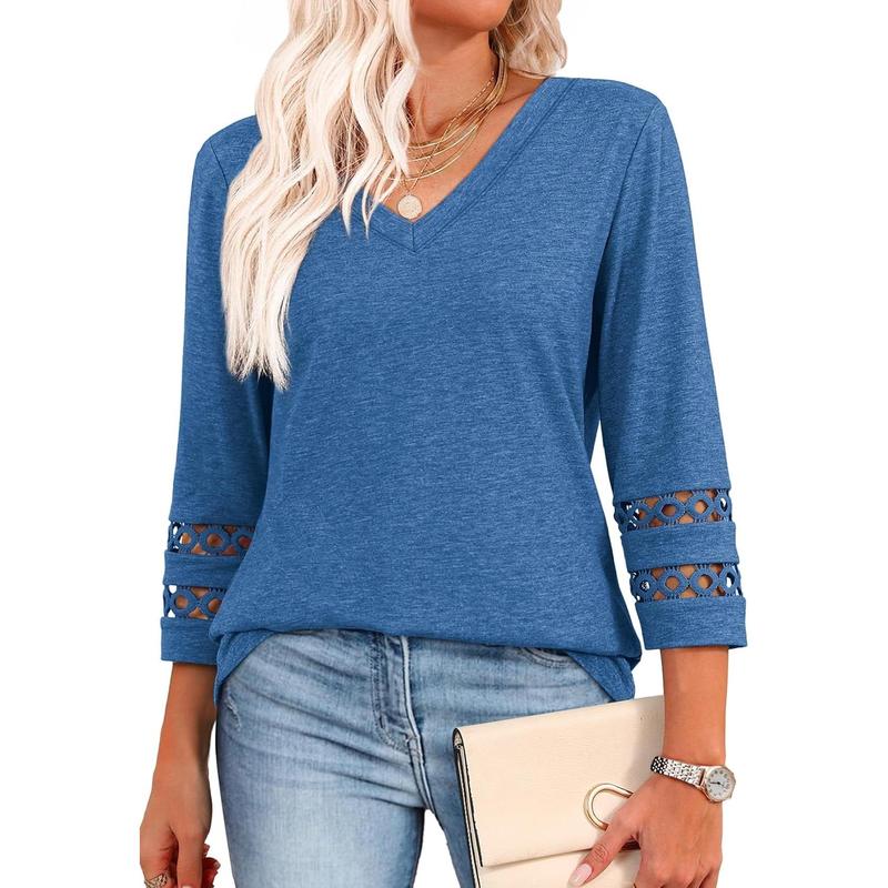 STYLI™ – Chic Casual V-Neck Summer Top