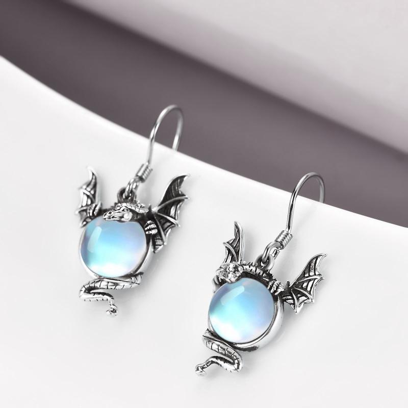 Brunhilde Moonstone Earrings