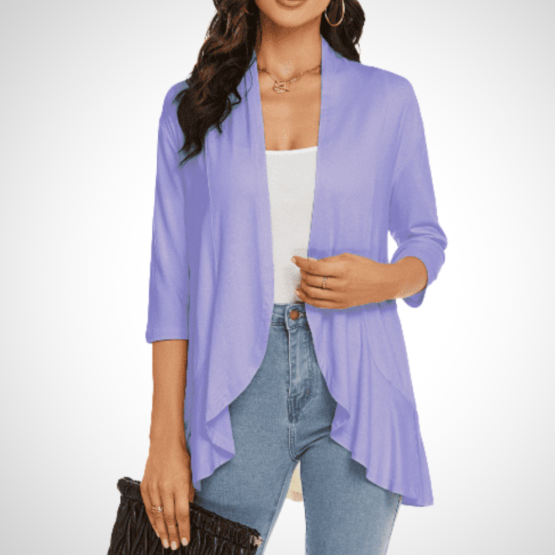 MIRIKIT™ – Casual Summer Open Front Cover-Up Cardigan