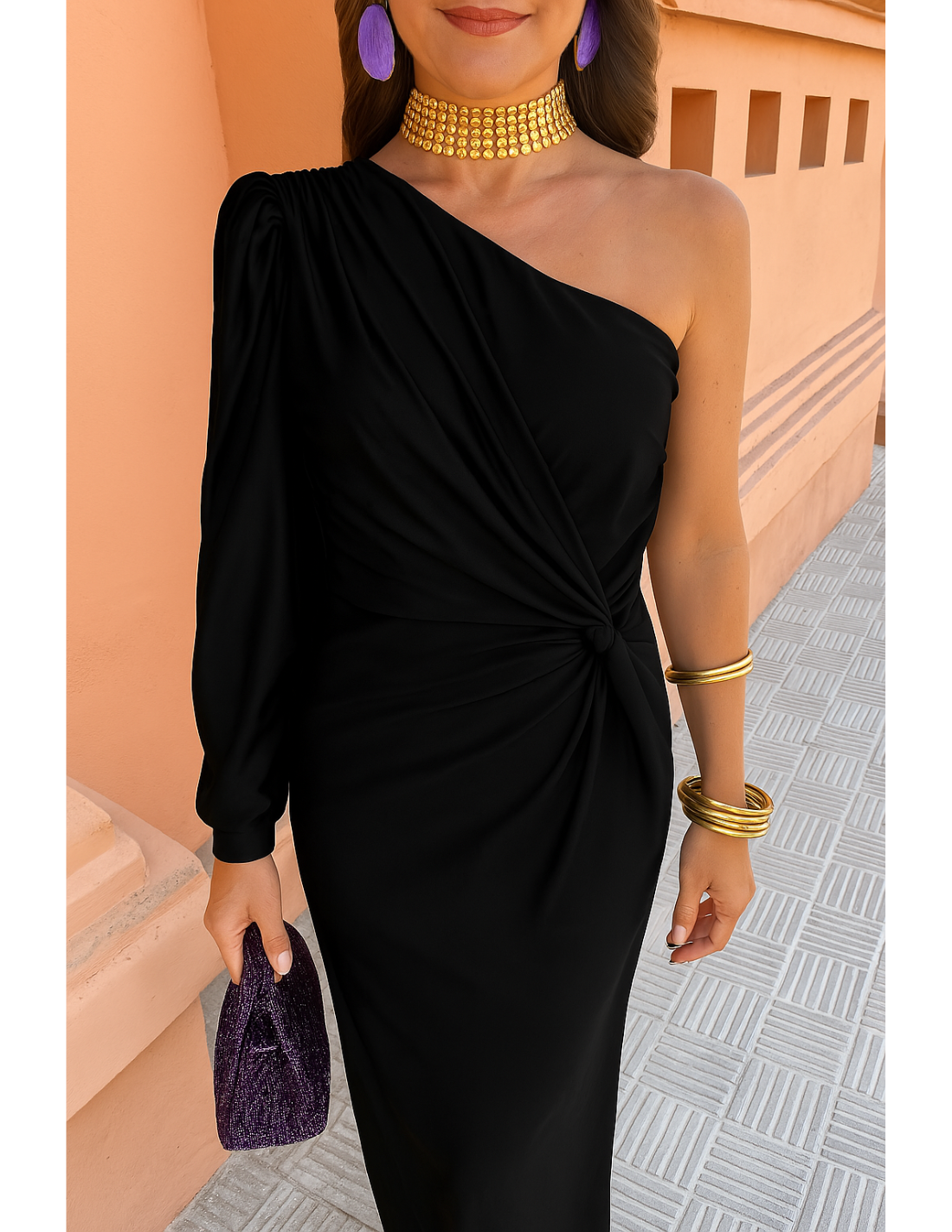Alaysia™ | Long Black Dress Summer