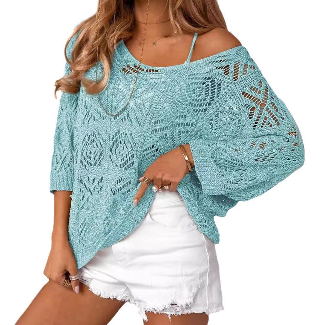 ELISIAT™ – Casual Lightweight Shoulder Summer Pullover