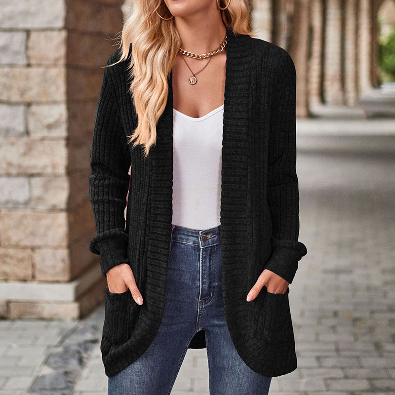 LUCILLE™ - Cozy Lightweight Long-Sleeve Open Front Cardigan