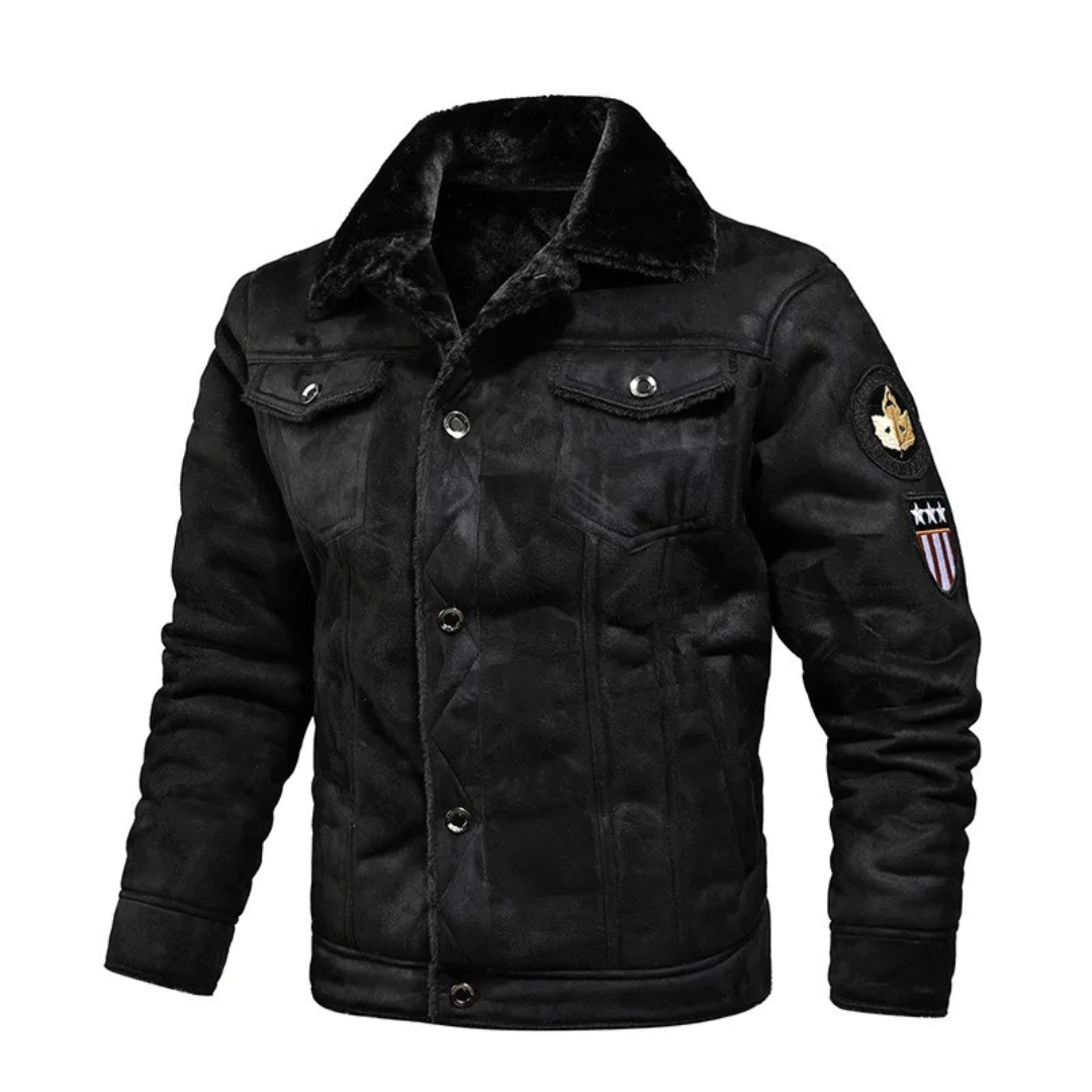 Noxar™ | Warm and Versatile Leather Jacket