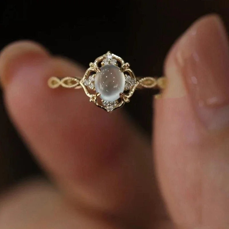 Mathilda Moonstone Ring