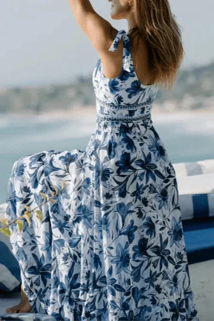 Ahria | Floral One-Piece Swimsuit Set