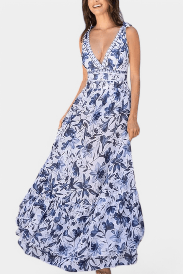 Ahria | Floral One-Piece Swimsuit Set