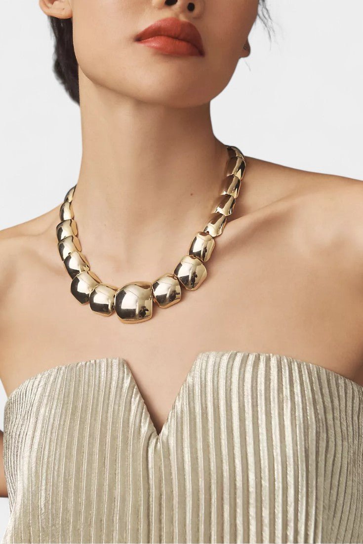 Andreia Pleated A-Line Strapless Maxi Dress