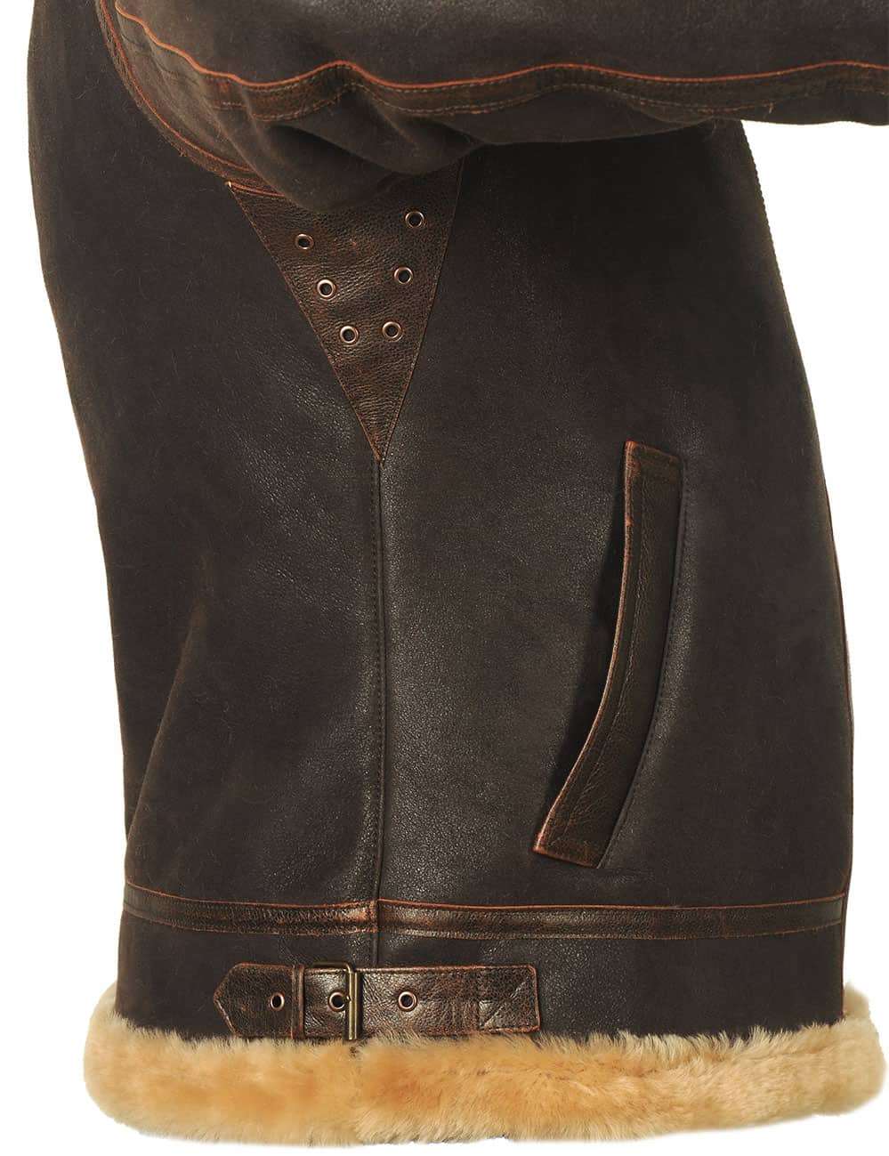 Aeron™ | Leather Aviator Jacket