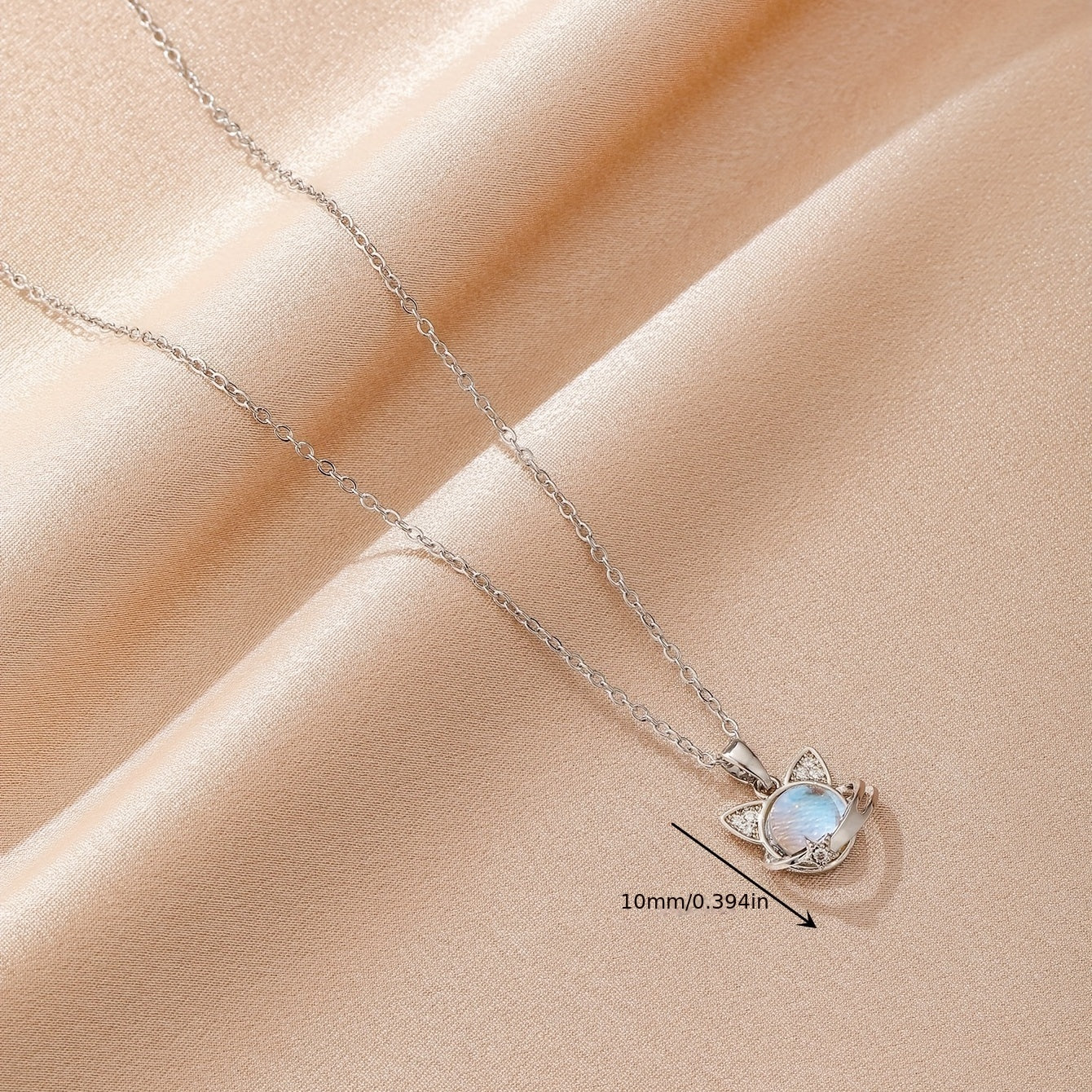 Moonstone Necklace for Cats