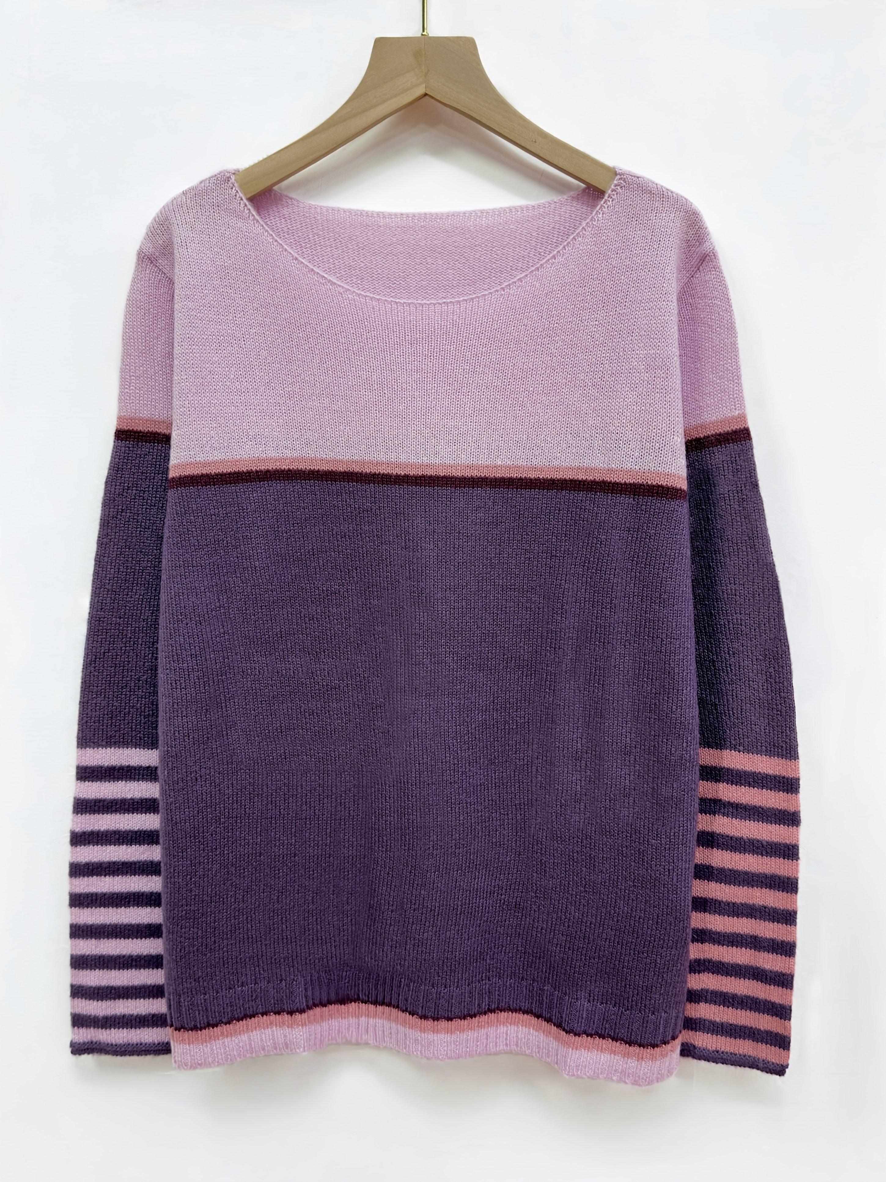 Katharina - Long Sleeve Striped Sweater