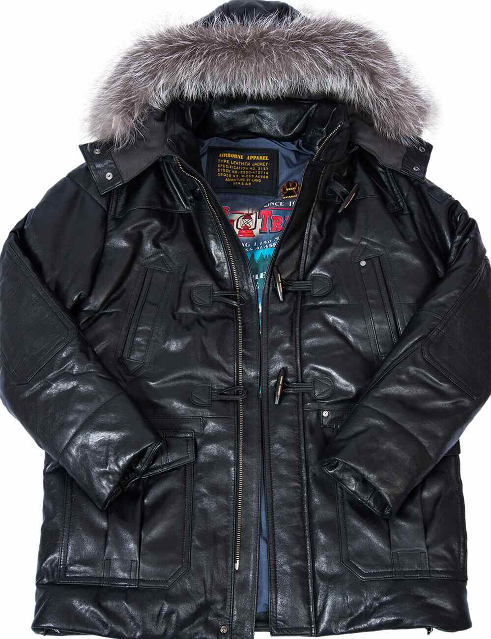 Aron™ | Classic Long Parka with Removable Fur Hood