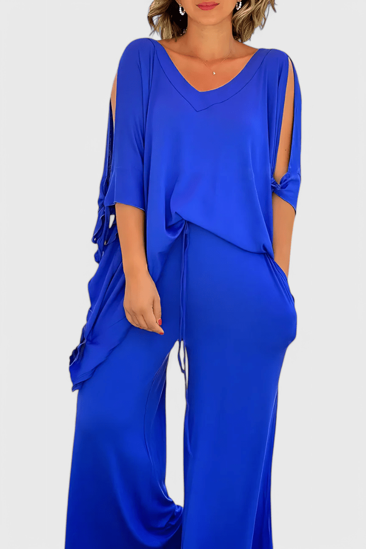 Cecilia | Two-Piece Set with Off-Shoulder Detail