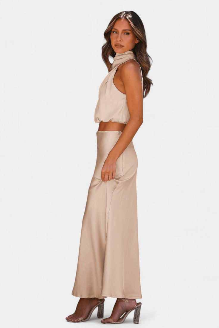 Hanna | Asymmetric Top & Skirt Set