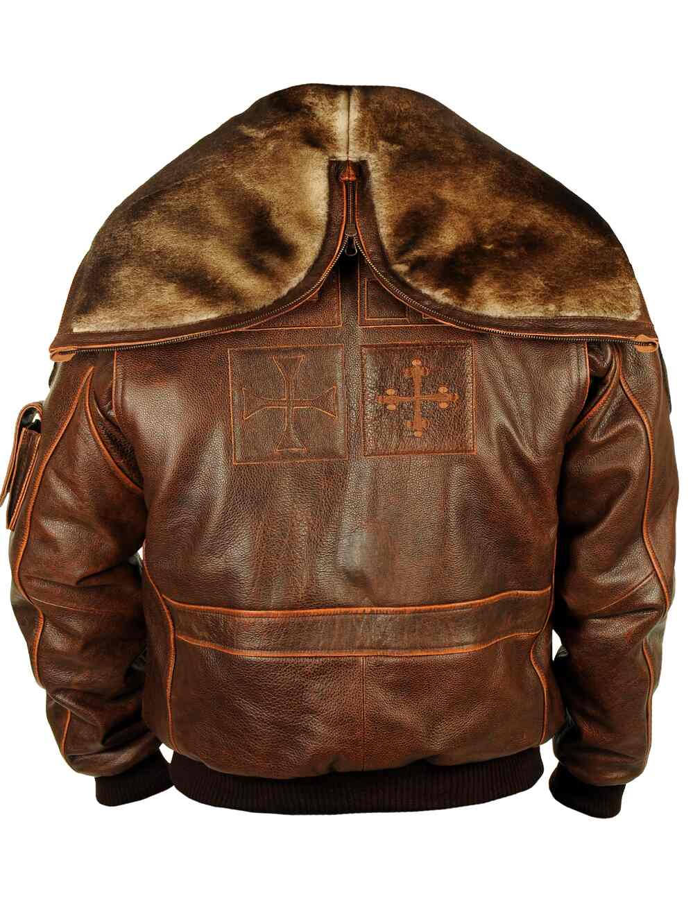 Harrier™ | Leather Aviator Jacket