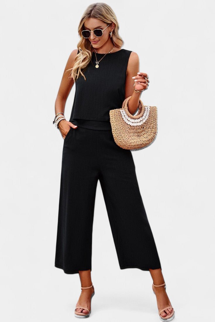 Lavinia | Flowy Boho Top & Shorts Set