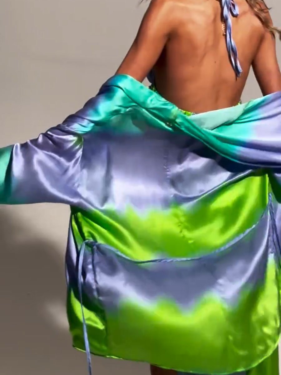 Luna | Tie-Dye Ruffle Skirt Set