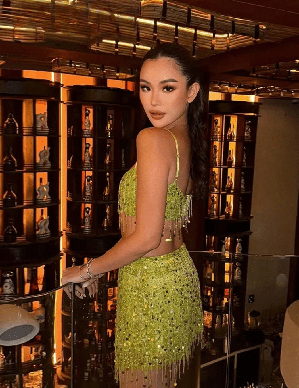 Mera | Beaded Fringe Set