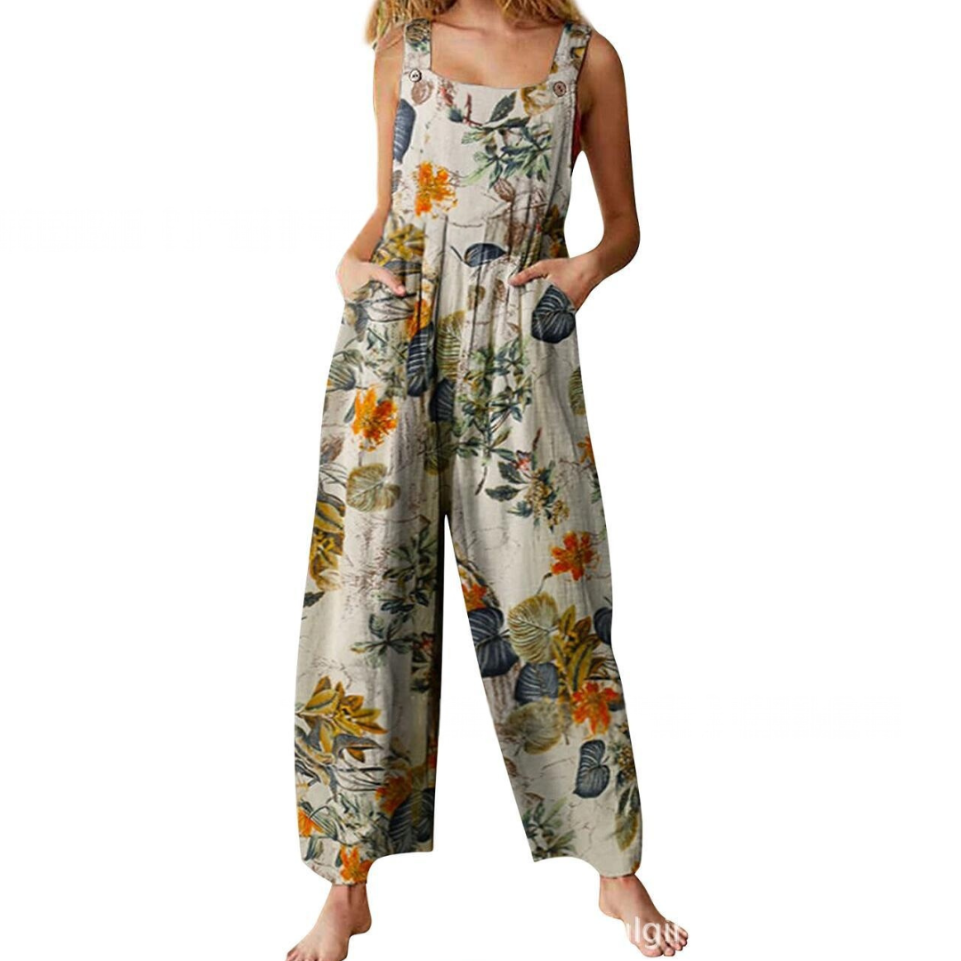 MAELANI™ – Relaxed Casual Dual Pocket Overall Jumpsuit