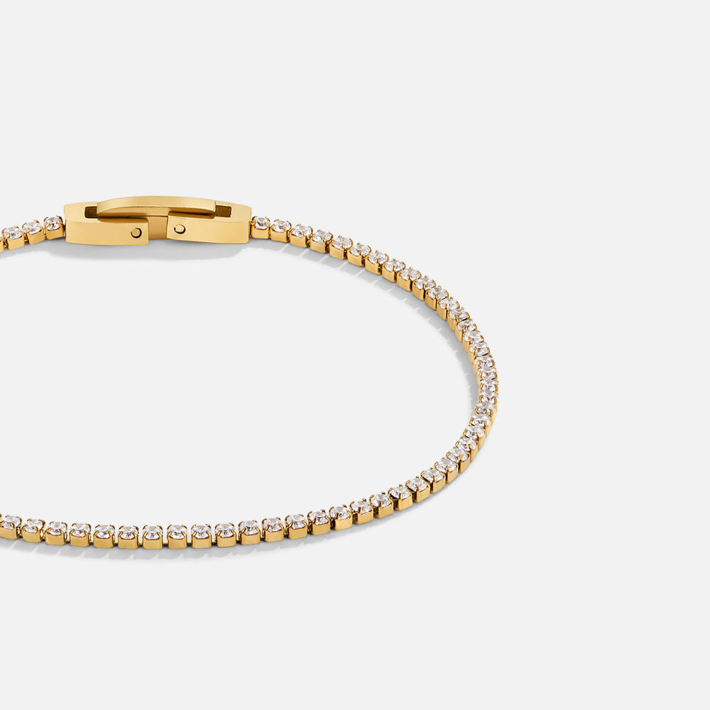 Niyah Kristall Gold Bracelet