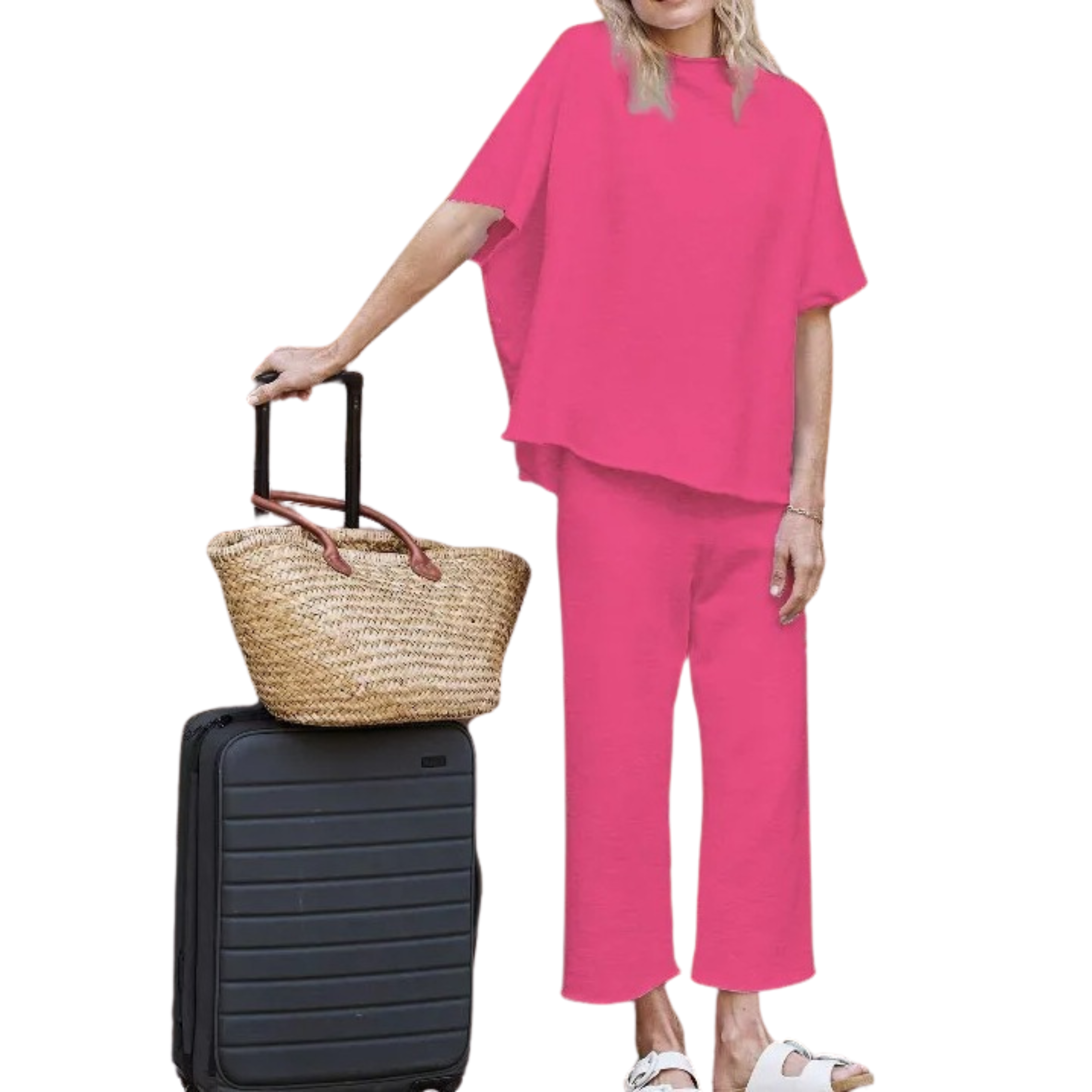 AELLA™ - Relaxed Batwing Sleeve Comfort Set