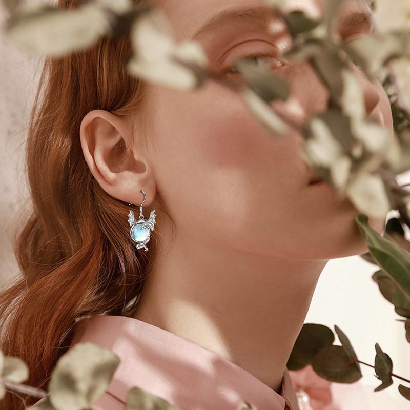 Brunhilde Moonstone Earrings