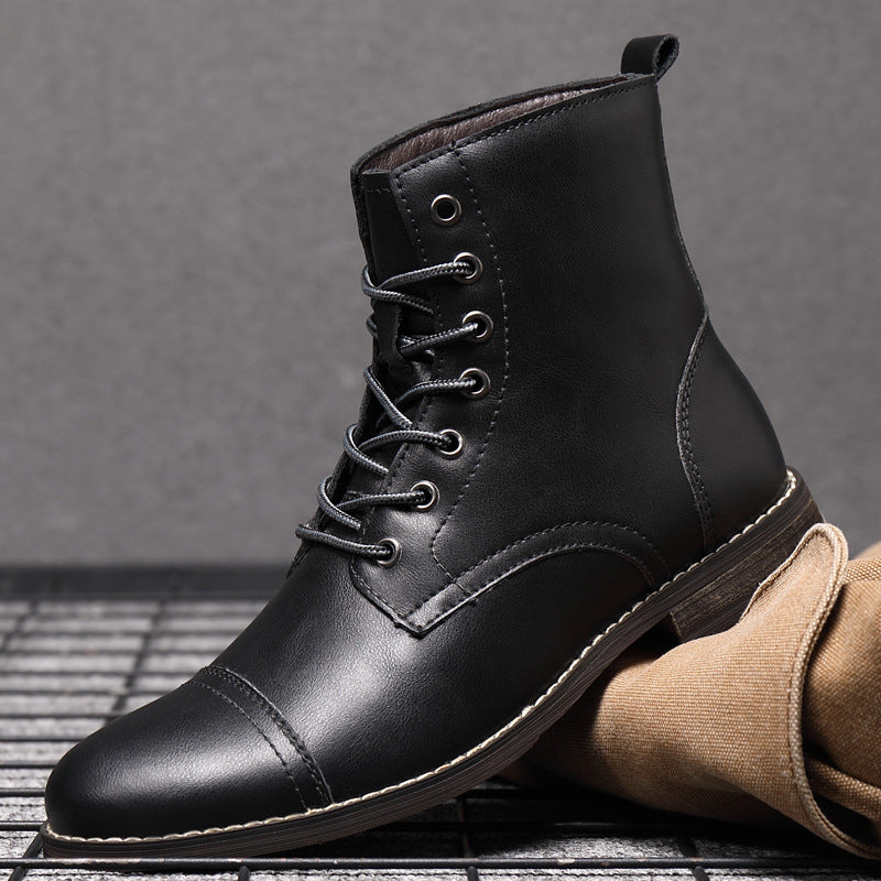 Morgan | Faux Leather Ankle Boots