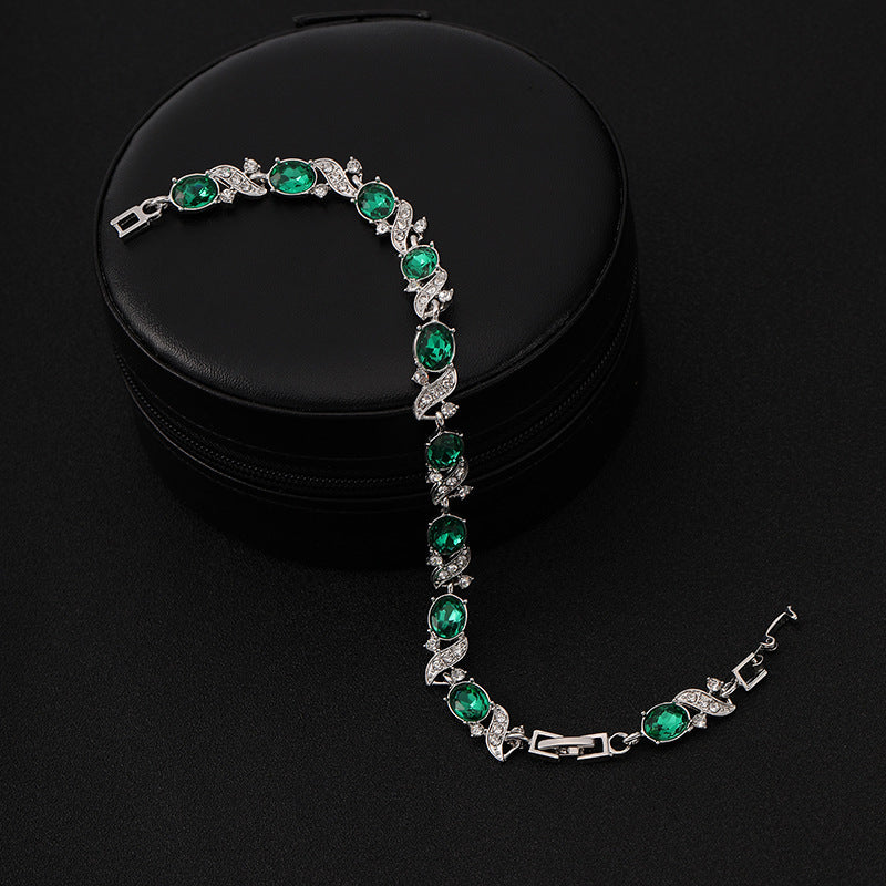 Jade Bellini Bracelet | White Gold