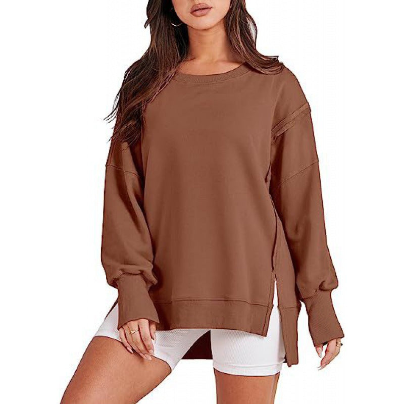 DAMIT™ - Casual Oversized Long Sleeve Crewneck Sweatshirt