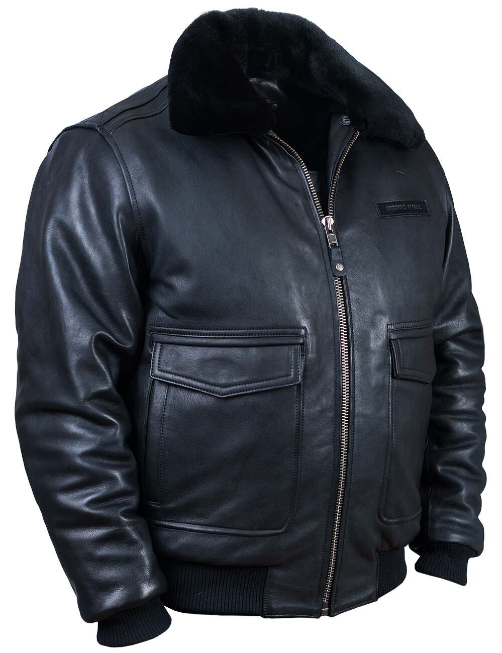 Aron™ | Leather Jacket with Removable Lining