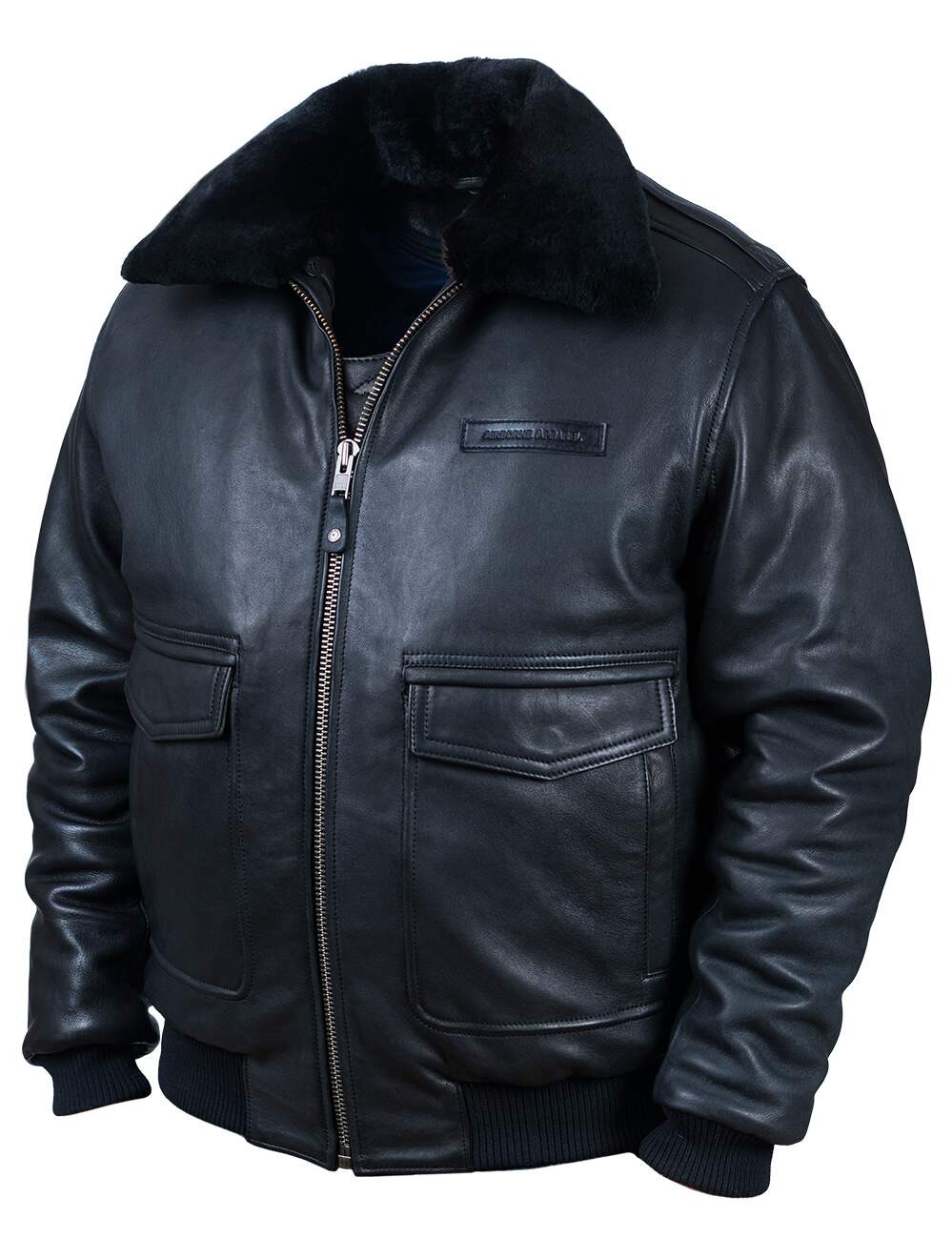 Aron™ | Leather Jacket with Removable Lining