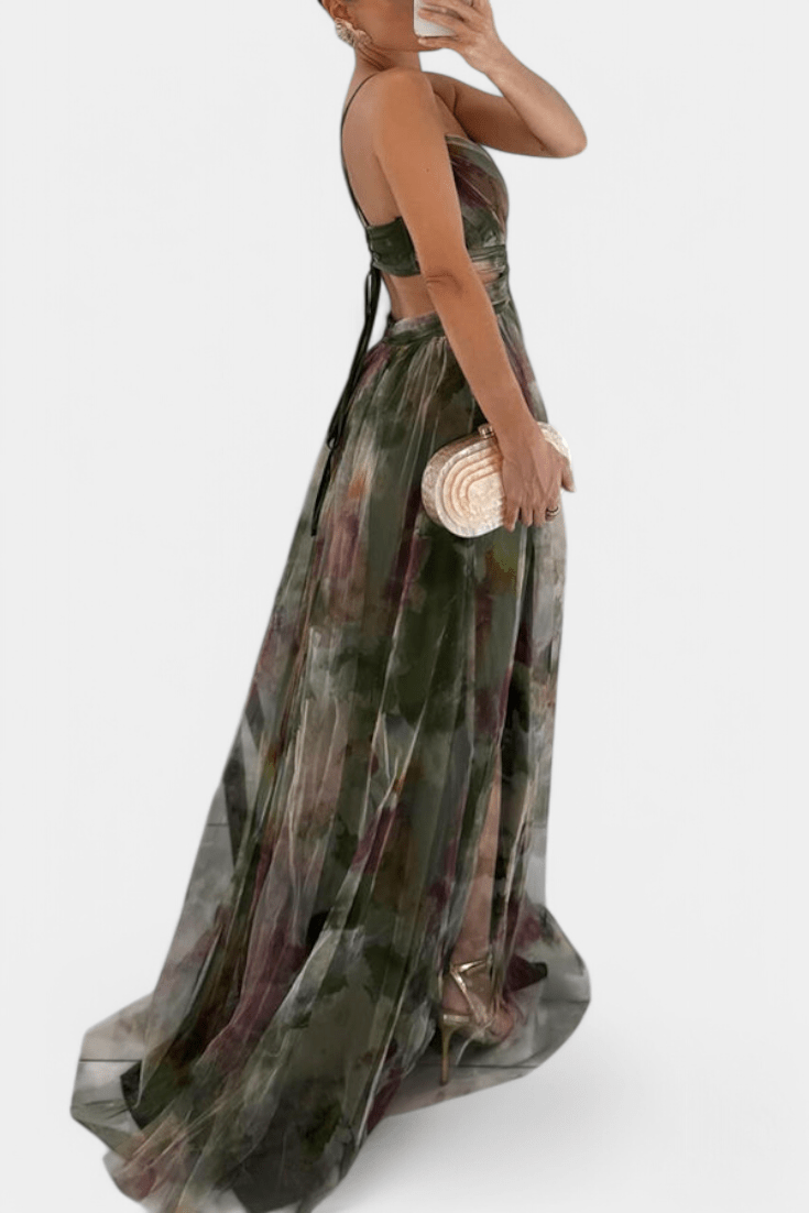 Athena | Watercolour Maxi Dress