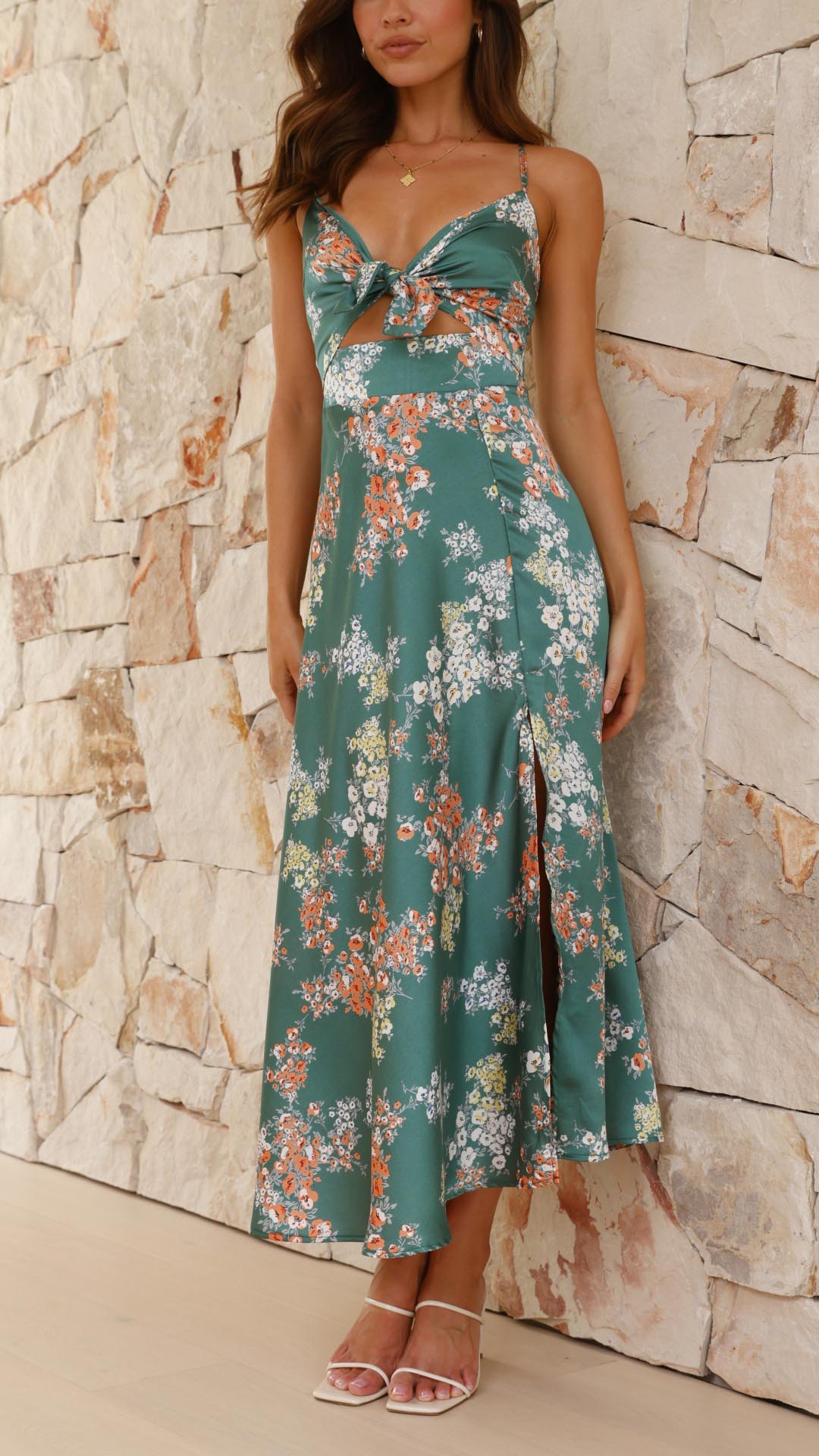 Aurora | Floral Midi Dress