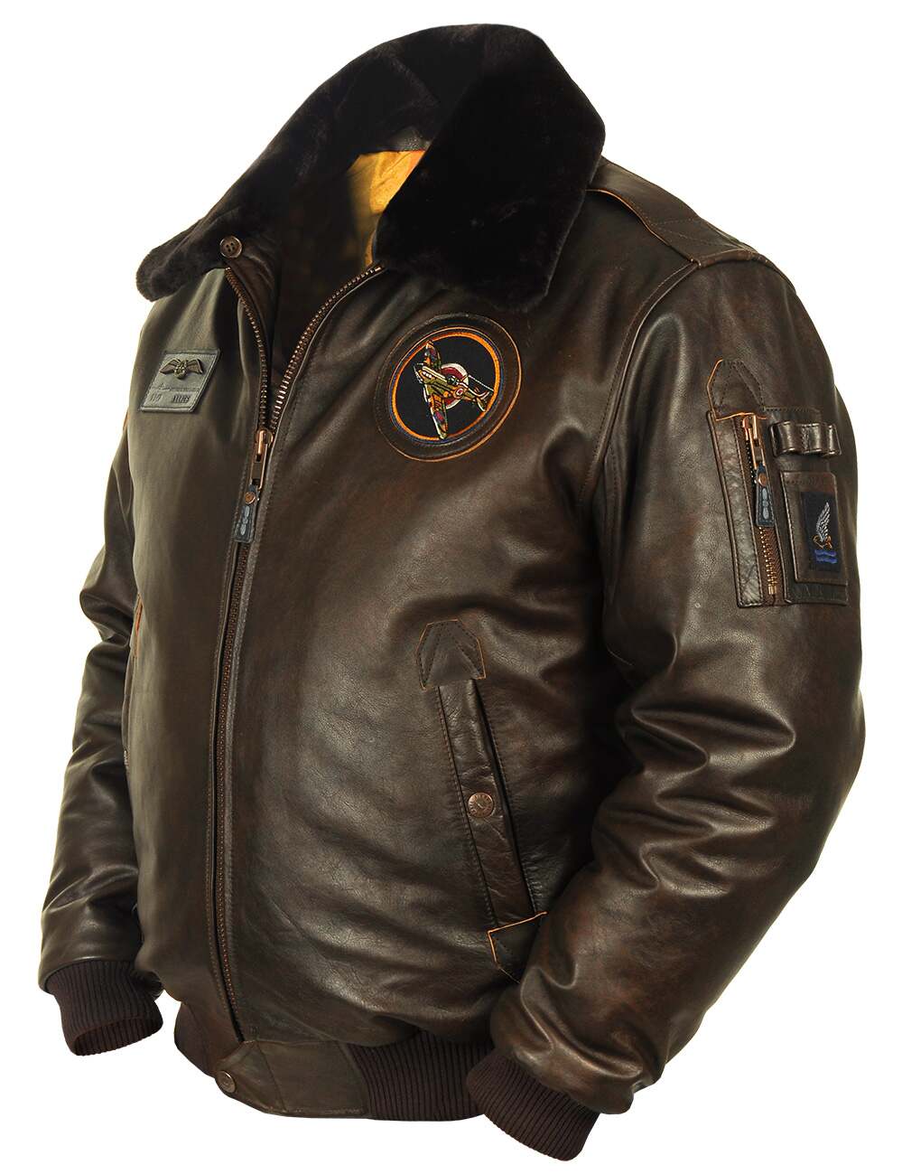 Spencer™ | Flight Jacket with Aviator Details