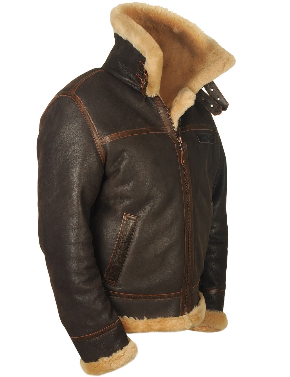 Aeron™ | Leather Aviator Jacket