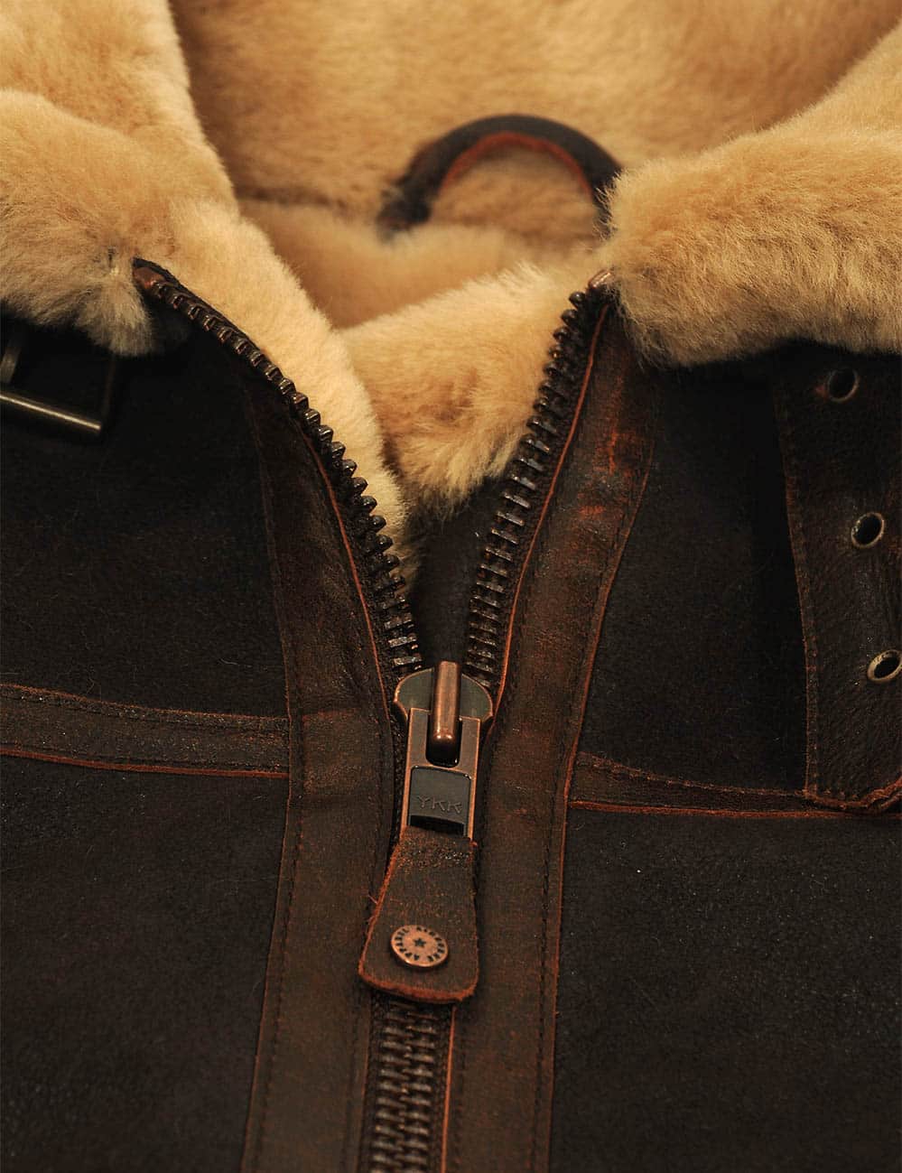 Aeron™ | Leather Aviator Jacket