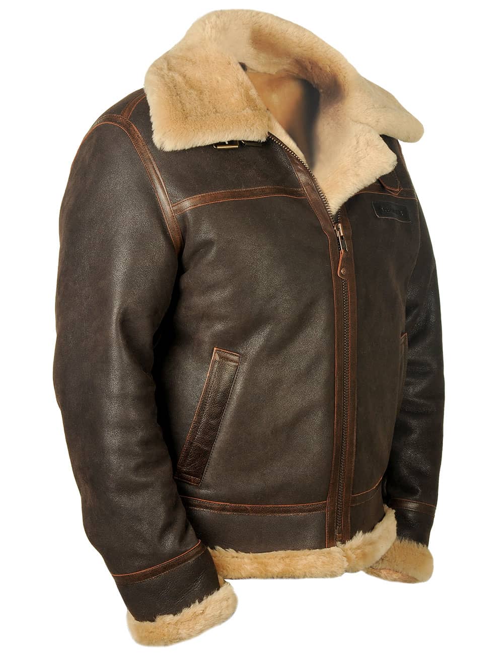 Aeron™ | Leather Aviator Jacket