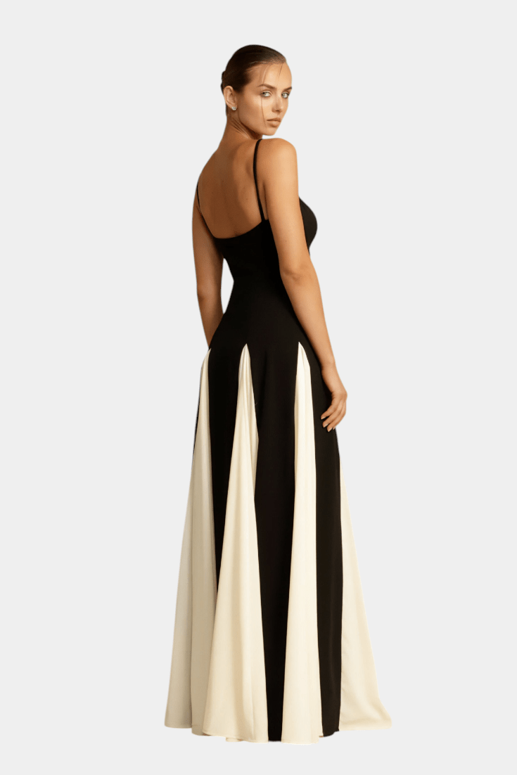 Catalina | Two-Tone Maxi Dress