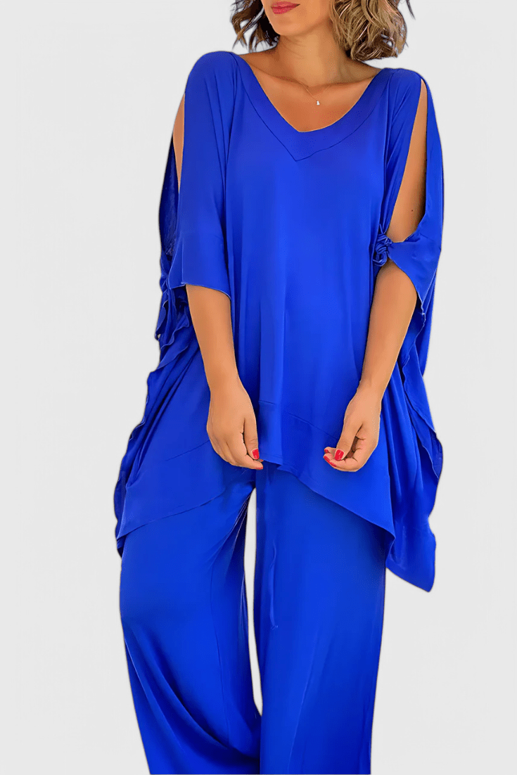 Cecilia | Two-Piece Set with Off-Shoulder Detail