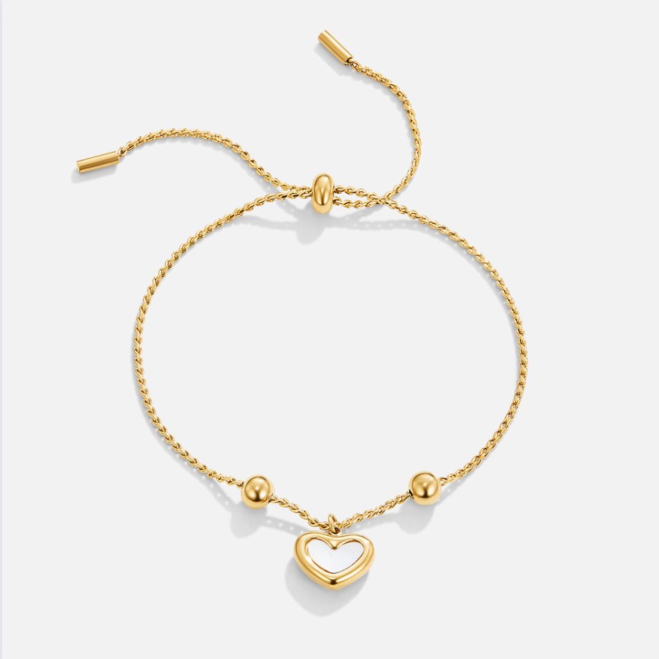 Amelia Diamond Heart Bracelet