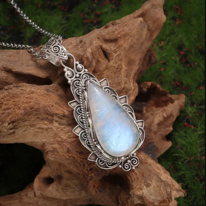 Hedwig Moonstone Necklace